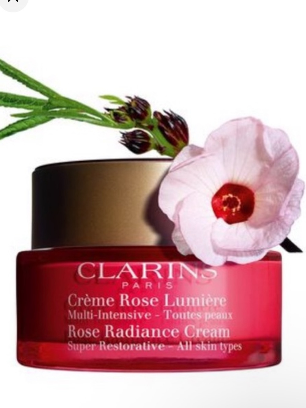 BNIB Clarins Rose Radiance Cream 50 ml